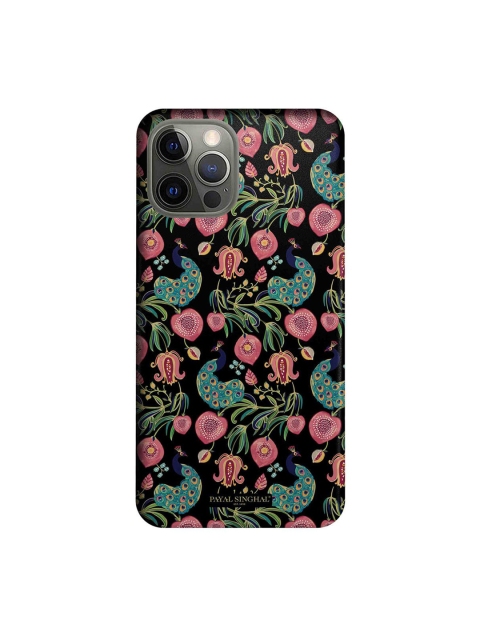 

CelfieDesign Black & Green Payal Singhal Anaar & Mor iPhone 12 Pro Slim Back Case
