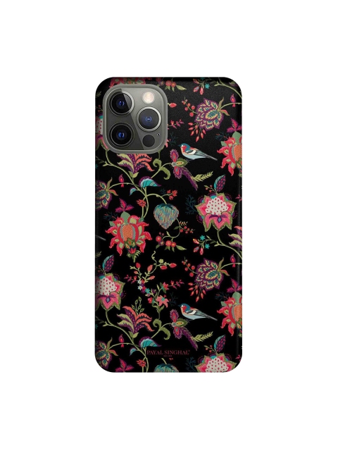 

CelfieDesign Black & Pink Payal Singhal Chidiya iPhone 12 Pro Slim Back Case