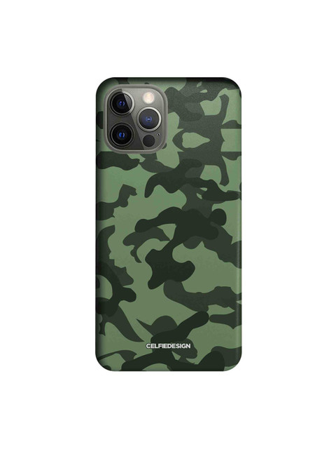 

CelfieDesign Green Camo iPhone 12 Pro Slim Back Case