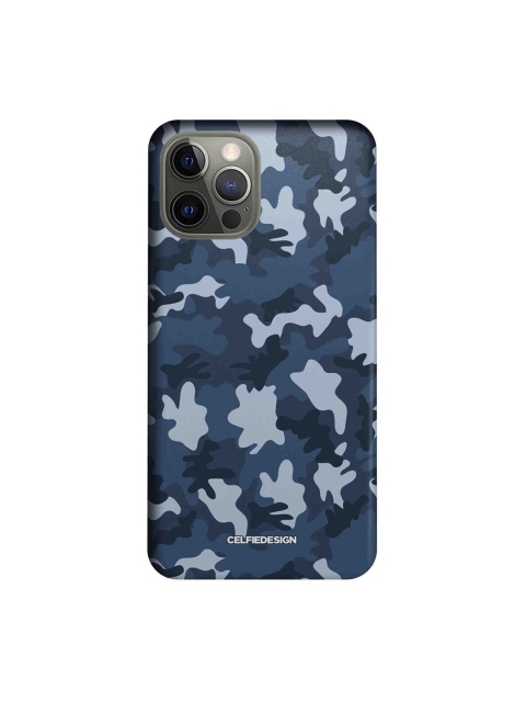 

CelfieDesign Blue Camouflage Plastic iPhone 12 Pro Slim Back Case