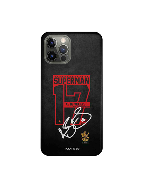 

CelfieDesign Black & Red Autograph ABD iPhone 12 Pro Slim Back Case