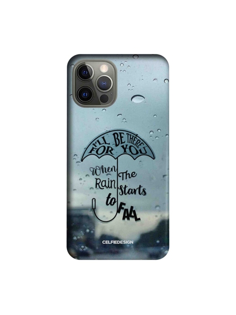 

CelfieDesign Blue & Black Be There For You iPhone 12 Pro Slim Back Case