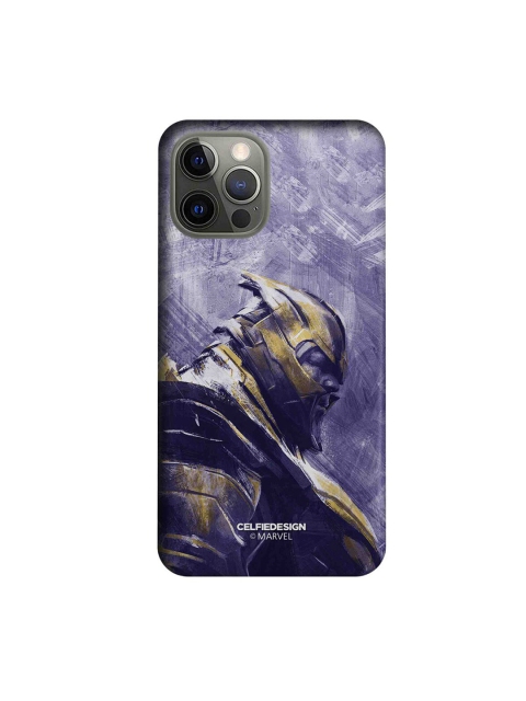 

CelfieDesign Purple & Gold Thanos Suited Up iPhone 12 Pro Slim Back Case