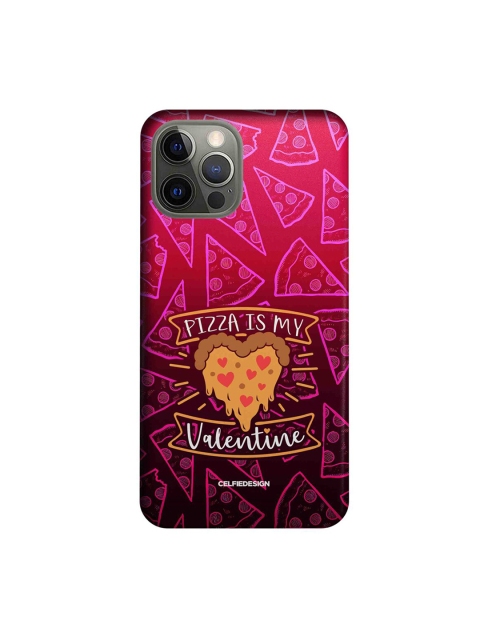 

CelfieDesign Pink & Orange Pizza Is My Valentine iPhone 12 Pro Slim Back Case