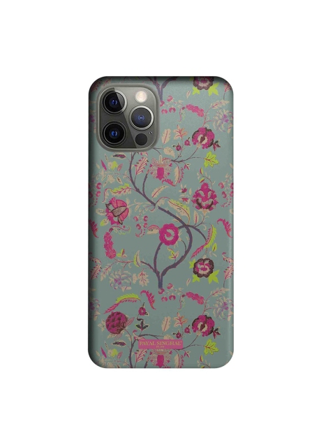 

CelfieDesign Blue & Pink Payal Singhal Chintz Print iPhone 12 Pro Slim Back Case