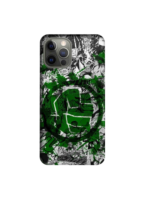 

CelfieDesign Green & White Splash Out Hulk Fist iPhone 12 Pro Slim Back Case