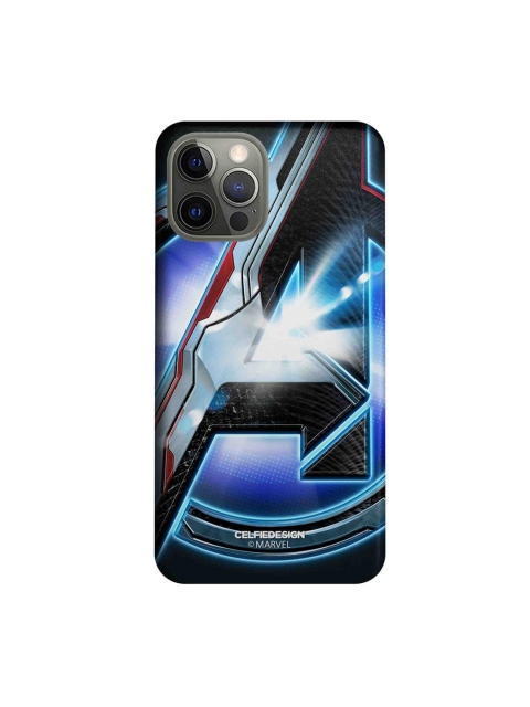 

CelfieDesign Blue & Black Endgame Logo iPhone 12 Pro Slim Back Case