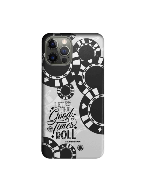 

CelfieDesign Grey & Black Let The Good Times Roll iPhone 12 Pro Slim Back Case