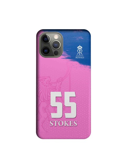 

CelfieDesign Blue & Pink Rajasthan Royals Gear Up iPhone 12 Pro Slim Back Case