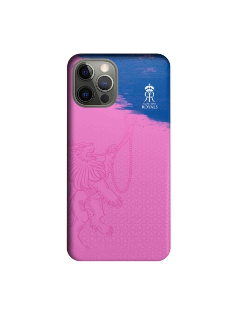 

CelfieDesign Pink & Blue Rajasthan Royals Crest iPhone 12 Pro Slim Back Case