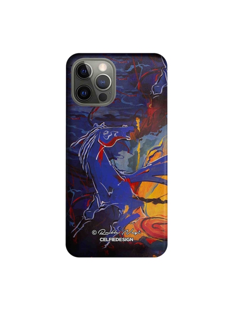 

CelfieDesign Blue & Yellow Young Idol iPhone 12 Pro Slim Back Case