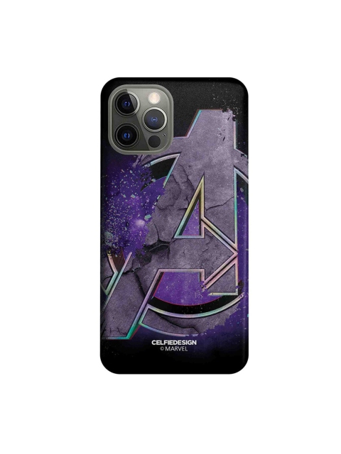 

CelfieDesign Black & Purple Avengers iPhone 12 Pro Slim Back Case