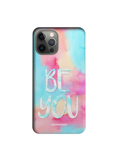 

CelfieDesign Blue & Pink Be You iPhone 12 Pro Slim Back Case