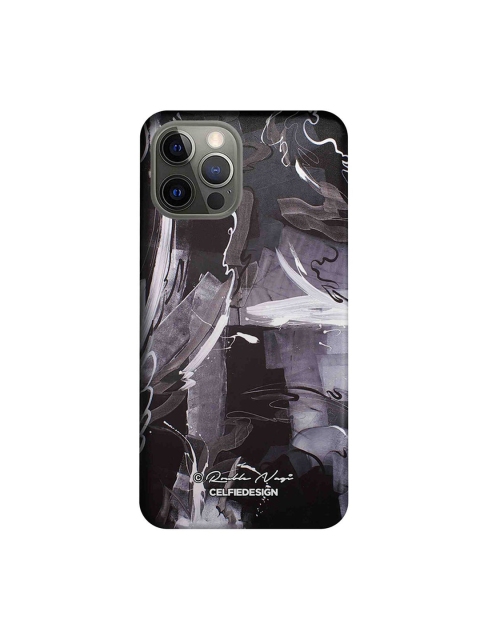 

CelfieDesign Black & Grey Flashback iPhone 12 Pro Slim Back Case