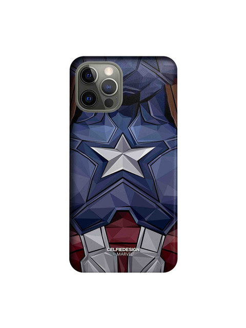 

CelfieDesign Blue & Red Captain America Vintage Suit iPhone 12 Pro Slim Back Case
