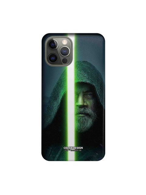 

CelfieDesign Grey & Green Light Saber iPhone 12 Pro Slim Back Case