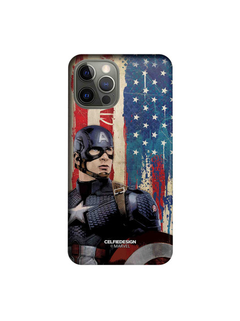 

CelfieDesign Blue & Red American Captain iPhone 12 Pro Slim Back Case