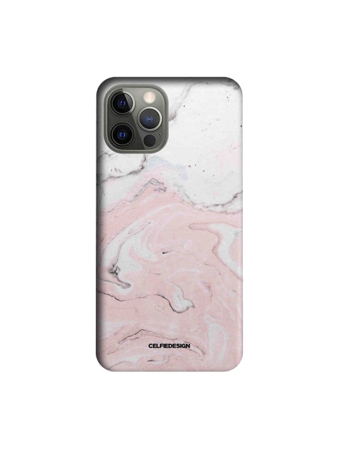 

CelfieDesign Pink & White Marble Rosa Verona iPhone 12 Pro Slim Back Case