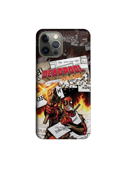 

CelfieDesign White & Red Deadpool iPhone 12 Pro Slim Back Case