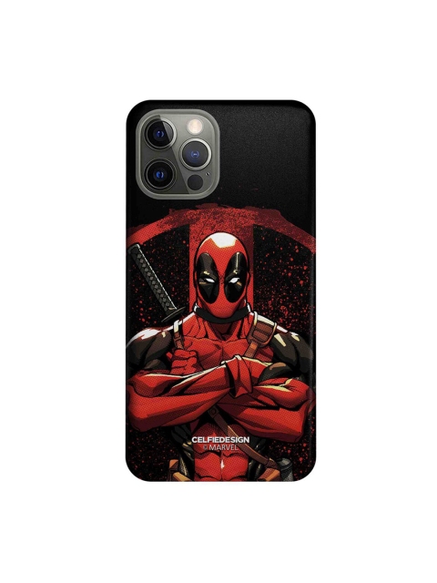 

CelfieDesign Black & Red Deadpool iPhone 12 Pro Slim Back Case