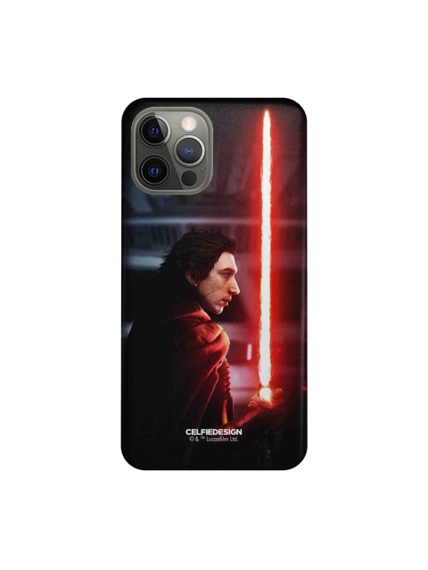 

CelfieDesign Black & Red Light Saber iPhone 12 Pro Slim Back Case