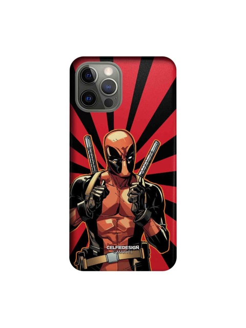 

CelfieDesign Red & Black Deadpool iPhone 12 Mini Slim Back Case