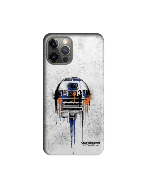 

CelfieDesign White & Black Astro Droid iPhone 12 Pro Slim Back Case