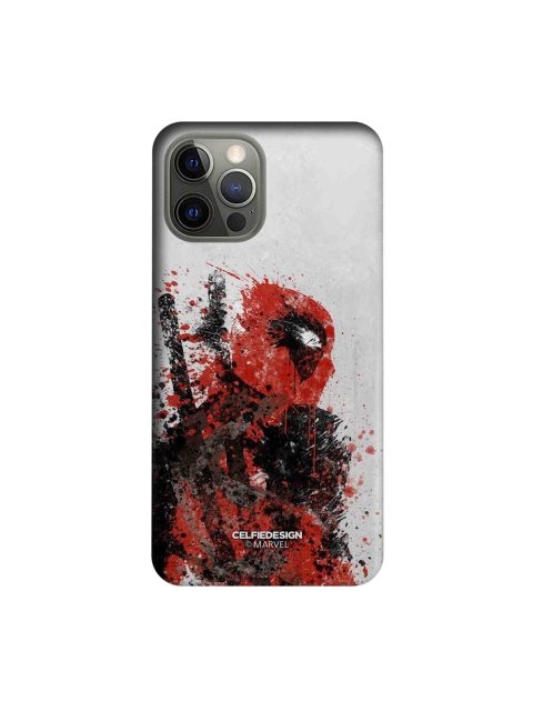 

CelfieDesign White & Red Deadpool iPhone 12 Pro Slim Back Case