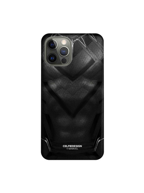 

CelfieDesign Black & Grey Black Panther iPhone 12 Pro Slim Back Case
