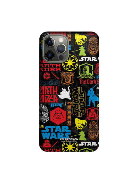 

CelfieDesign Black & Red Star Wars Mashup iPhone 12 Pro Slim Back Case