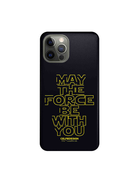 

CelfieDesign Black & Yellow Classic Star Wars Plastic iPhone 12 Pro Slim Back Case