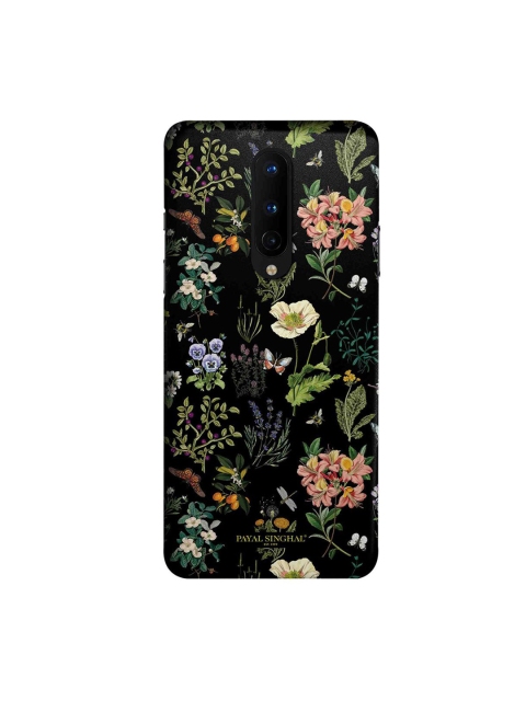 

CelfieDesign Black & Green Payal Singhal Titli OnePlus 8 Slim Back Case