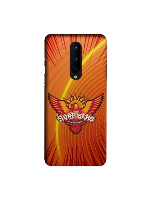 

CelfieDesign Orange & Red Sunrisers Hyderabad Crest Plastic OnePlus 8 Slim Back Case