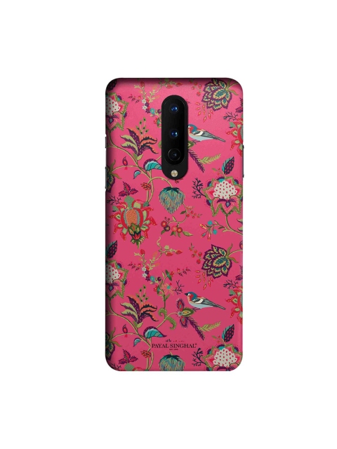 

CelfieDesign Pink & Green Payal Singhal Chidiya OnePlus 8 Slim Back Case