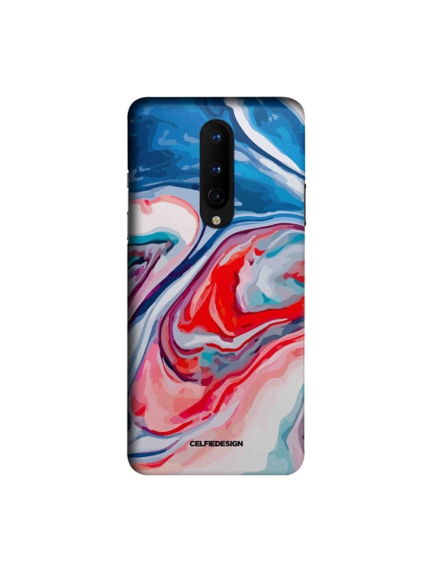 

CelfieDesign Blue & Red Liquid Funk OnePlus 8 Slim Back Case