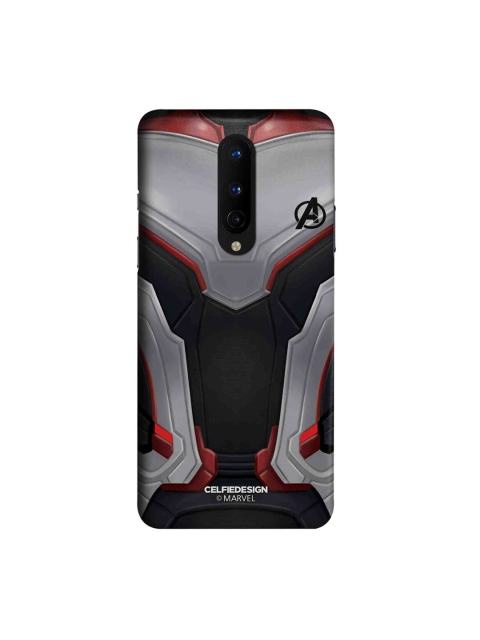 

CelfieDesign Black & Grey Avengers Endgame Suit OnePlus 8 Slim Back Case