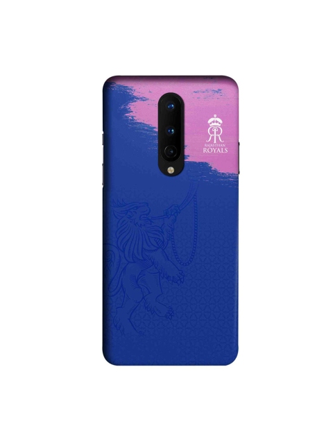 

CelfieDesign Blue & Pink Rajasthan Royals Crest OnePlus 8 Slim Back Case