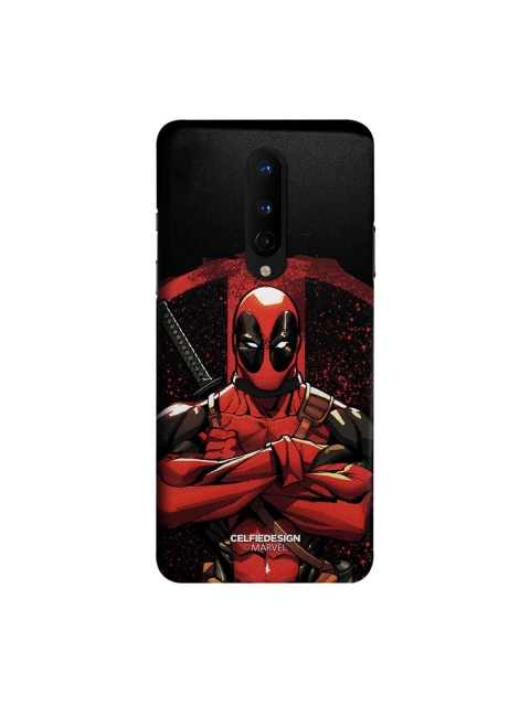 

CelfieDesign Black & Red Deadpool Stance Printed OnePlus 8 Slim Back Case