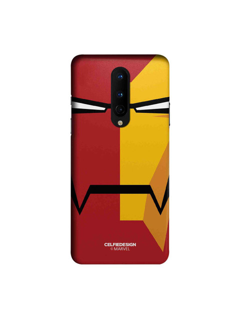 

CelfieDesign Red & Yellow Face Focus Ironman OnePlus 8 Slim Back Case