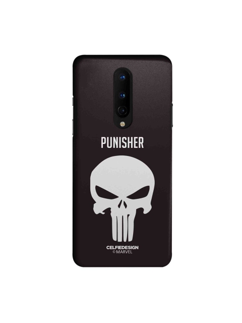 

CelfieDesign Black & White Punisher Symbol Plastic OnePlus 8 Slim Back Case