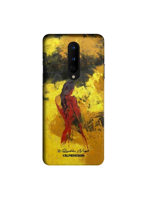 

CelfieDesign Yellow & Black Lady in Red OnePlus 8 Slim Back Case