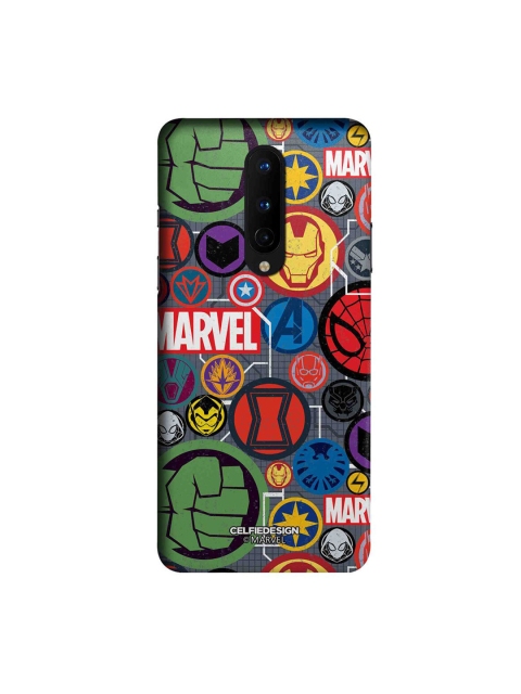 

CelfieDesign Multi-Coloured Marvel Iconic Mashup OnePlus 8 Slim Back Case