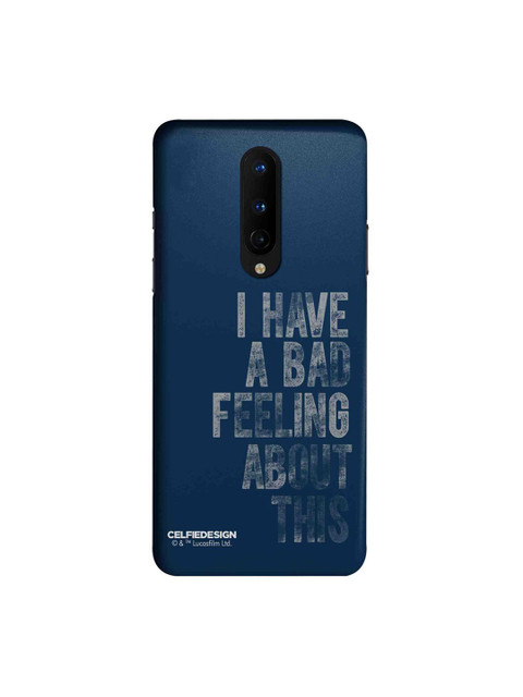 

CelfieDesign Blue & Grey Bad Feeling OnePlus 8 Slim Back Case