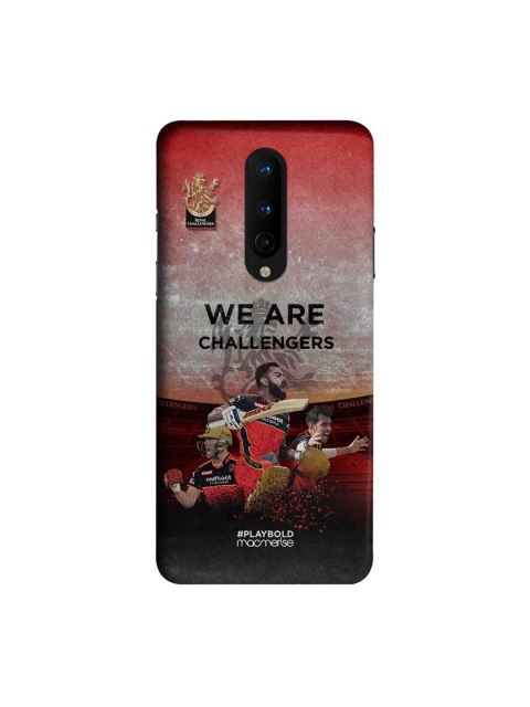 

CelfieDesign Red & Grey RCB Printed OnePlus 8 Slim Back Case