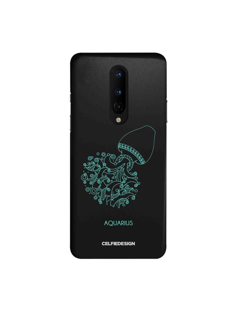 

CelfieDesign Black & Green Aquarius OnePlus 8 Slim Back Case