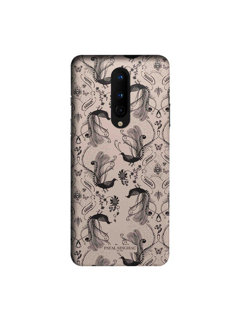 

CelfieDesign Beige & Black Payal Singhal Blush Arabic Jannat OnePlus 8 Slim Back Case