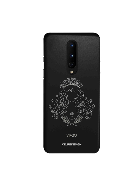 

CelfieDesign Black & White Virgo OnePlus 8 Slim Back Case