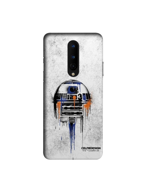 

CelfieDesign Grey & Orange Astro Droid OnePlus 8 Slim Back Case