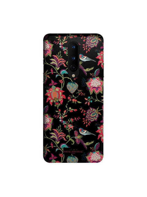 

CelfieDesign Black & Pink Payal Singhal Chidiya Printed OnePlus 8 Slim Back Case