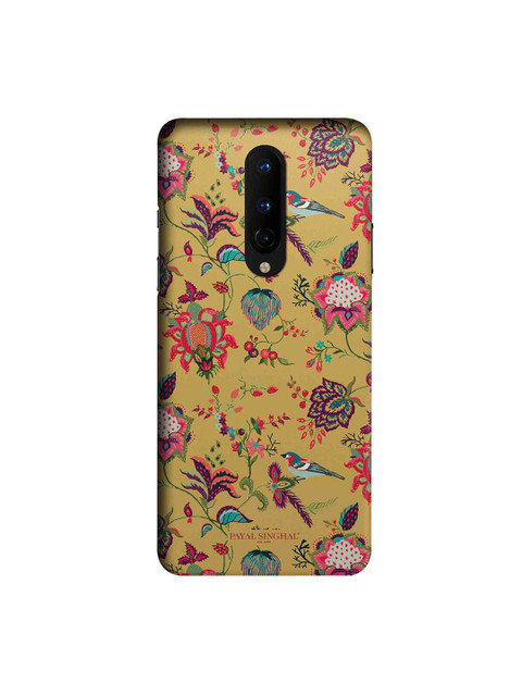 

CelfieDesign Yellow & Pink Payal Singhal Chidiya Printed OnePlus 8 Slim Back Case